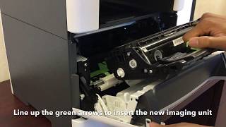 How to Replace a Lexmark MX310dn Imaging Unit [upl. by Shatzer]