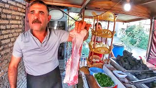 GARİBAN BABASI KEBAPÇI AHMET USTA  ADANA SOKAK LEZZETLERİ  Street Food Turkey [upl. by Eilyab598]