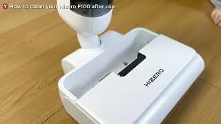 HIZERO F100 how to clean after use [upl. by Eldred]