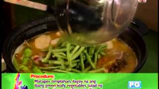 Recipe Kris Aquinos sinigang na lechon [upl. by Mcneely]