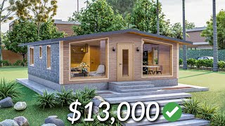 7x9 Meters Modern Small House Design  2 Bedrooms Cabin House Tour  an Original Design [upl. by Esyla]