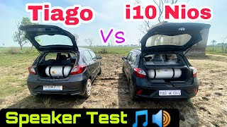 Tiago Cng vs Grand i10 Nios Cng Speaker Test  Music System [upl. by Leahplar229]