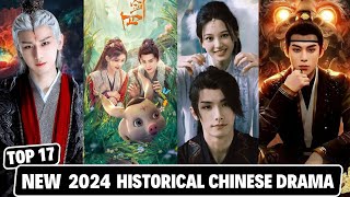 Top 17 New Historical Chinese Dramas 2024  like hobby [upl. by Serra]