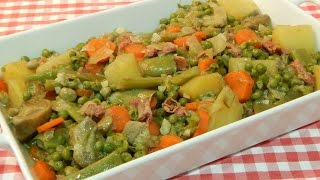 Receta fácil de menestra de verduras [upl. by Akiner]