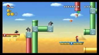 New Super Mario Bros Wii  Star Coin Location Guide  World 94  WikiGameGuides [upl. by Vizzone]