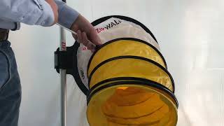 How to Set Up ZipWall® Dust Barrier PassThrough [upl. by Assereht]