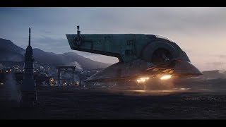 All Slave 1 Scenes  The Mandalorian Season 2 Episode 6 [upl. by Amalia]