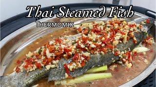 Thermomix Thai Steamed Fish Ikan Siakap Stim Ala Thai [upl. by Akela]