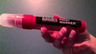 Liquitex Paint Marker Review and Surface Test [upl. by Rankin163]