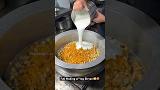 Full Making of Veg Biryani😳🥵 Indian Street Food [upl. by Nedloh]