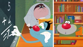 Oggy and the Cockroaches  BACK TO SCHOOL S07E70 CARTOON  New Episodes in HD [upl. by Ainoda]