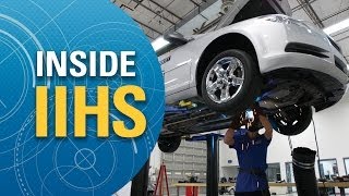 Inside IIHS Preparing for a crash test [upl. by Onairotciv]