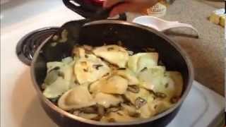 How to cook frozen Pierogies Polish style [upl. by Nohtanoj]