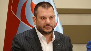 Trabzonspor Başkanı Ertuğrul Erdoğan Basın Toplantısı Düzenliyor [upl. by Burtis]