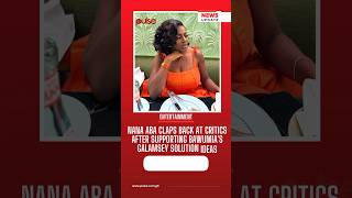 Nana Aba Claps Back At Critics pulsenews [upl. by Ecilahs858]