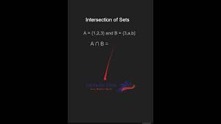 Intersection of sets discretemath mathematics discreteseries [upl. by Odraleba]