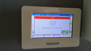 Honeywell Evohome Low Battery warning example 1  What to do [upl. by Adnilema458]