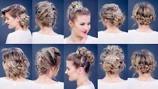 5 ELEGANT PROM HAIRSTYLES  Milabu [upl. by Atteloc]