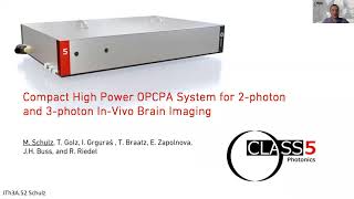 Compact OPCPA system for 2photon and 3photon in vivo brain imaging [upl. by Griselda]