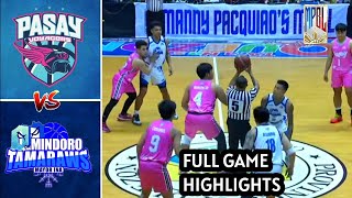 MPBL HIGHLIGHTS  MINDORO TAMARAWS VS PASAY VOYAGERS  MAY 25 2024 mpbl [upl. by Fari]