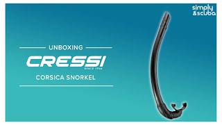 Cressi Corsica Snorkel  Unboxing [upl. by Yehus]