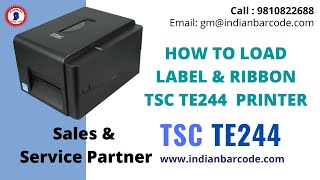 Label and Ribbon load in TSC TE244 Barcode Printer  Mindware  Service Center  TSC TE244 [upl. by Leiva]