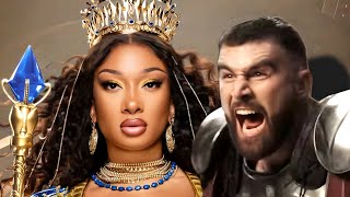 Pepsi Gladiator II with Megan thee Stallion Travis Kelce and more [upl. by Nennarb656]