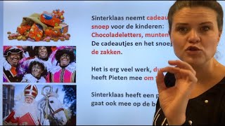 NT2🎠Sinterklaas 🚢 Intocht surprisePepernoot Lootje trekken😱Wat is dat culture learndutch [upl. by Atiluj]