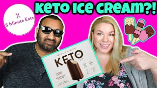 Costco Keto Pint Sea Salt Caramel Ice Cream Bars Review [upl. by Reina]