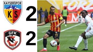 Kayserispor vs Gaziantep FK Süperlig Maçı [upl. by Vasyuta252]