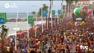 Olodum no Carnaval de Salvador Ao Vivo no Domingo  11022024 [upl. by Bevash728]