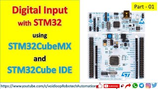 01 STM32 GPIO Input with STM32CubeMX and STM32CubeIDE  LED Blink [upl. by Schear]