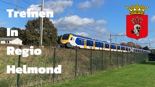 Treinen in regio Helmond [upl. by Atenek]