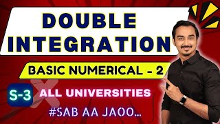 DOUBLE INTEGRATION  S3  MULTIPLE INTEGRAL  ENGINEERING MATHS  SAURABH DAHIVADKAR [upl. by Gnoz681]