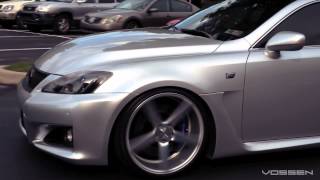 Lexus ISF on 20quot Vossen VVSCV3 Concave Wheels  Rims [upl. by Ydur649]