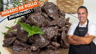 Hígados de pollo encebollado una de mis recetas favoritas [upl. by Agnimod606]