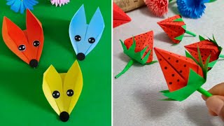 Easy Craft Ideas  How to make  paper craft  school hacks  Handmade paper craft  art and craft [upl. by Winna]