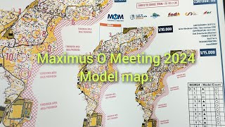 Maximus Orienteering Meeting 2024 Madrid Model map or training map [upl. by Claudetta381]