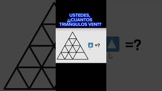 ¿Cuantos Triángulos ves 🔼🔼 [upl. by Neret]