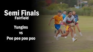 Semi Finals  Yungins vs Pee pee poo poo  Fairfield Wednesday Oztag MIXED  Div 1 [upl. by Andie907]