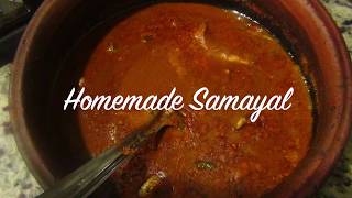 Nagercoil Style Fish Curry Recipe In Tamil  Homemade Samayal [upl. by Martreb]