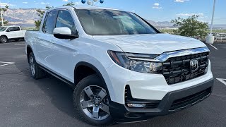 2025 Honda Ridgeline RTL  Platinum White Pearl  Walkaround [upl. by Robb381]