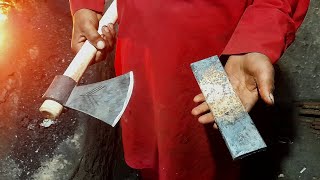 Making a woodcutter ax [upl. by Py347]