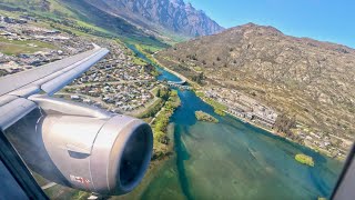 Stunning takeoff from Queenstown Airport [upl. by Enhpad]