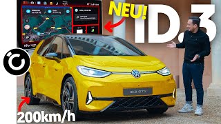 VW ID3 Facelift 2024  NEUER AKKU und 200 KMH dank GTX Performance Version [upl. by Hcaz]