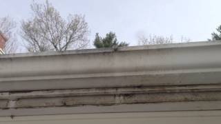 Cleaning Aluminum Gutters [upl. by Eikcid]