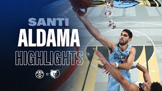 Santi Aldama Highlights vs Denver Nuggets [upl. by Recneps]