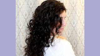 Curly Hair Routine  How to quotPlopquot Your Hair [upl. by Zerimar]