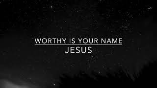 Worthy Elevation Worship Lyric Video [upl. by Strong]