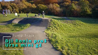 DJI Ronin rs3 pro amp Ursa mini G2  pump track test footage [upl. by Leverick]